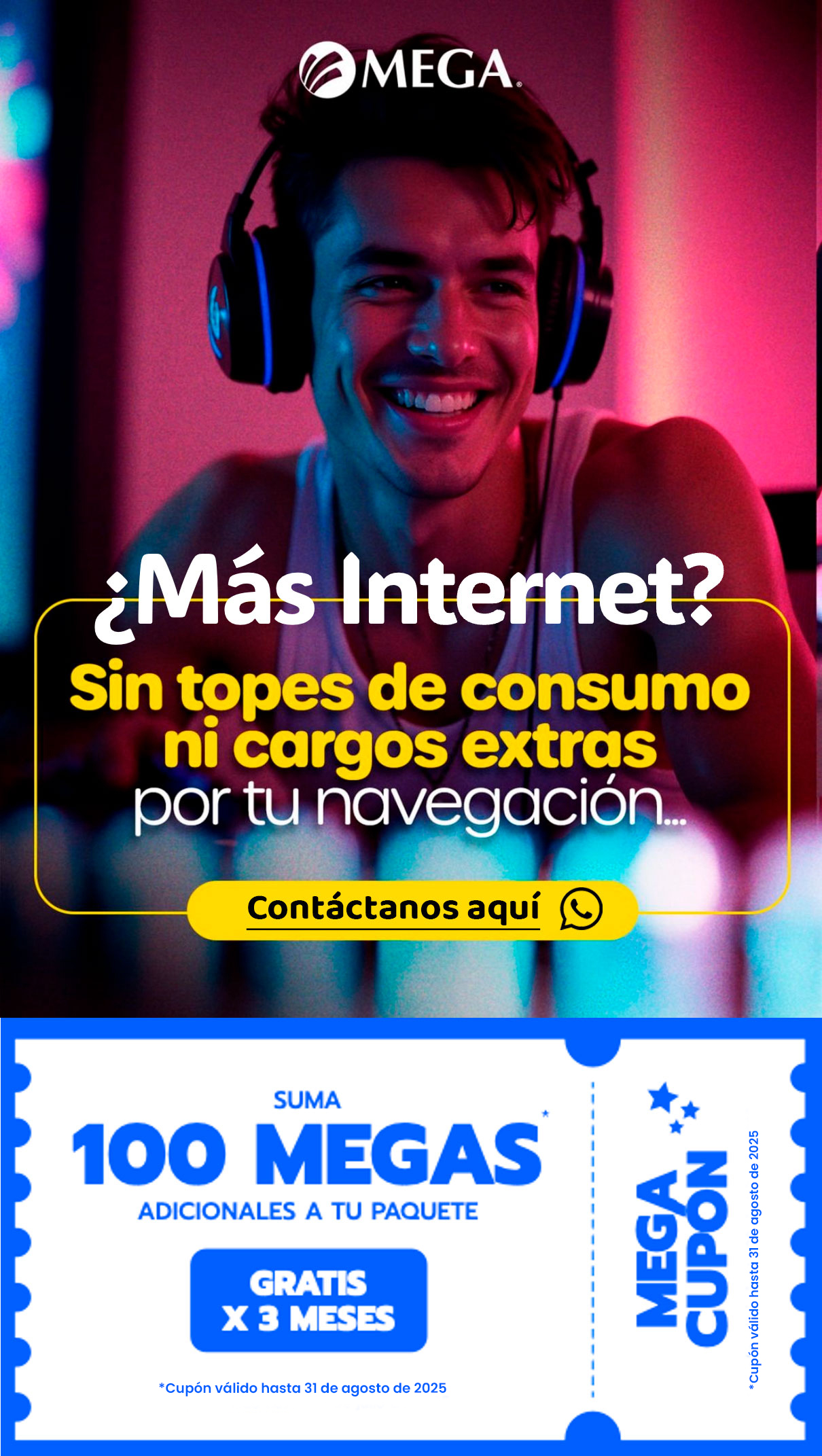 Mega 100GB adicionales
