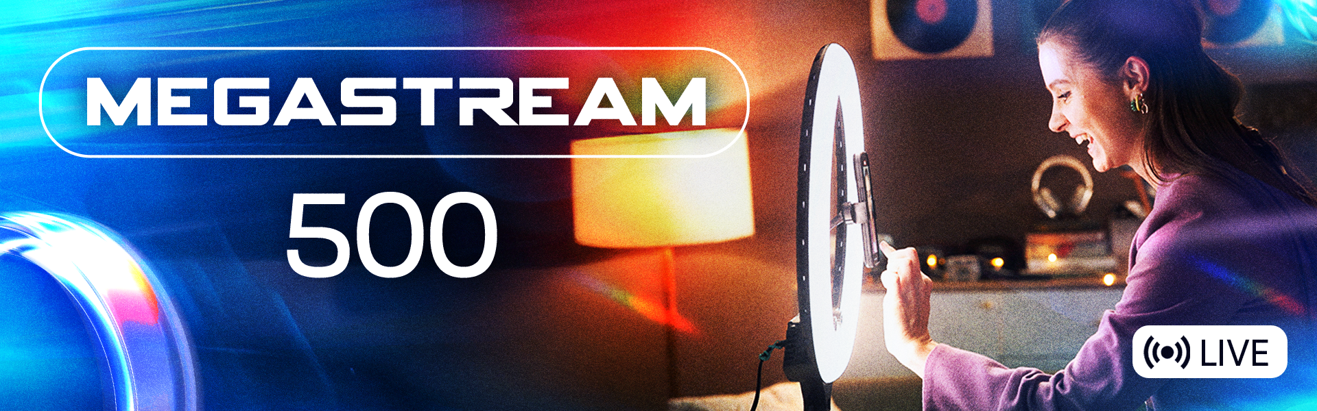 megastream live 500 Streamers